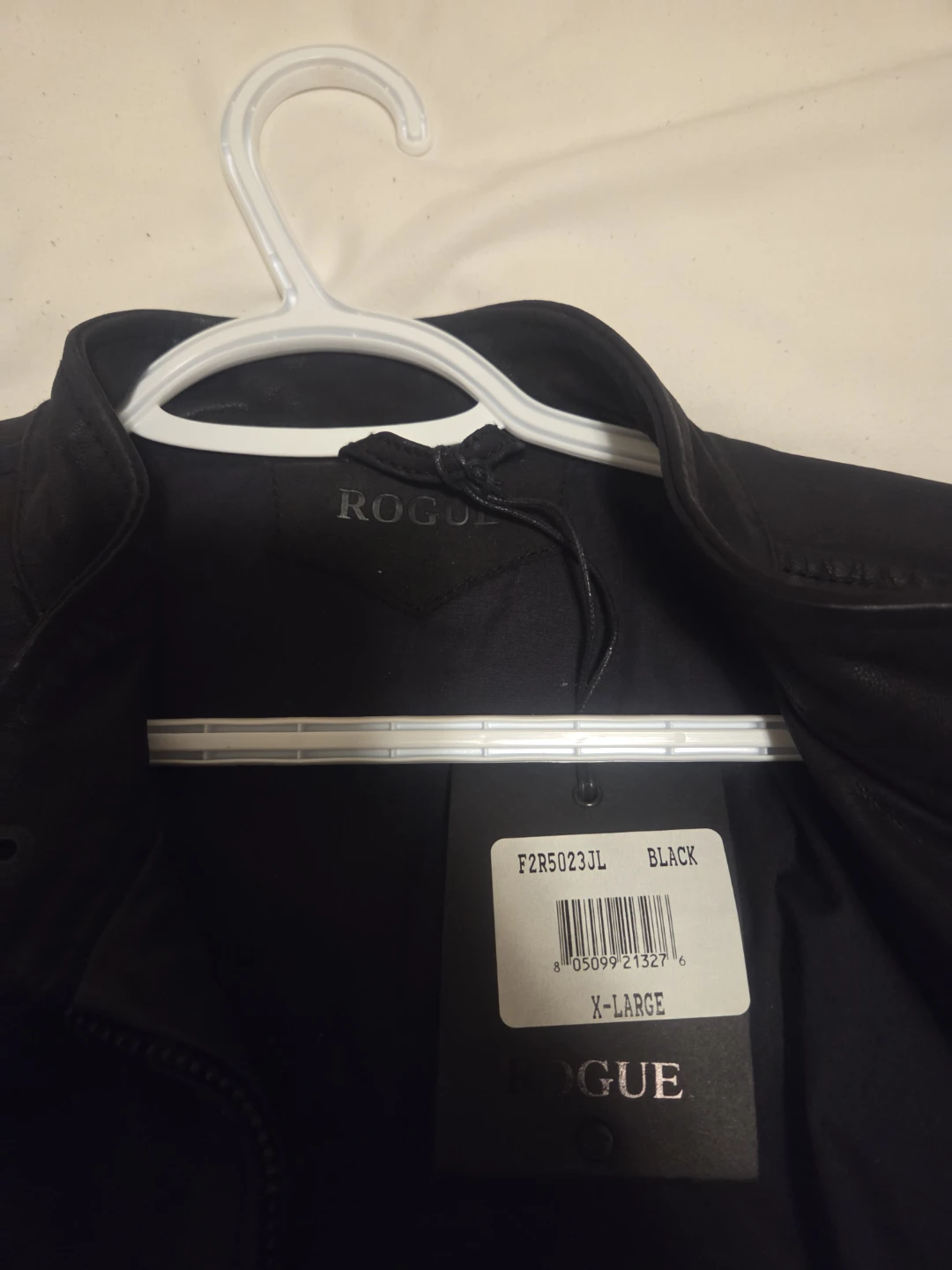 Rogue Black Leather Jacket - X-Large - photo 2