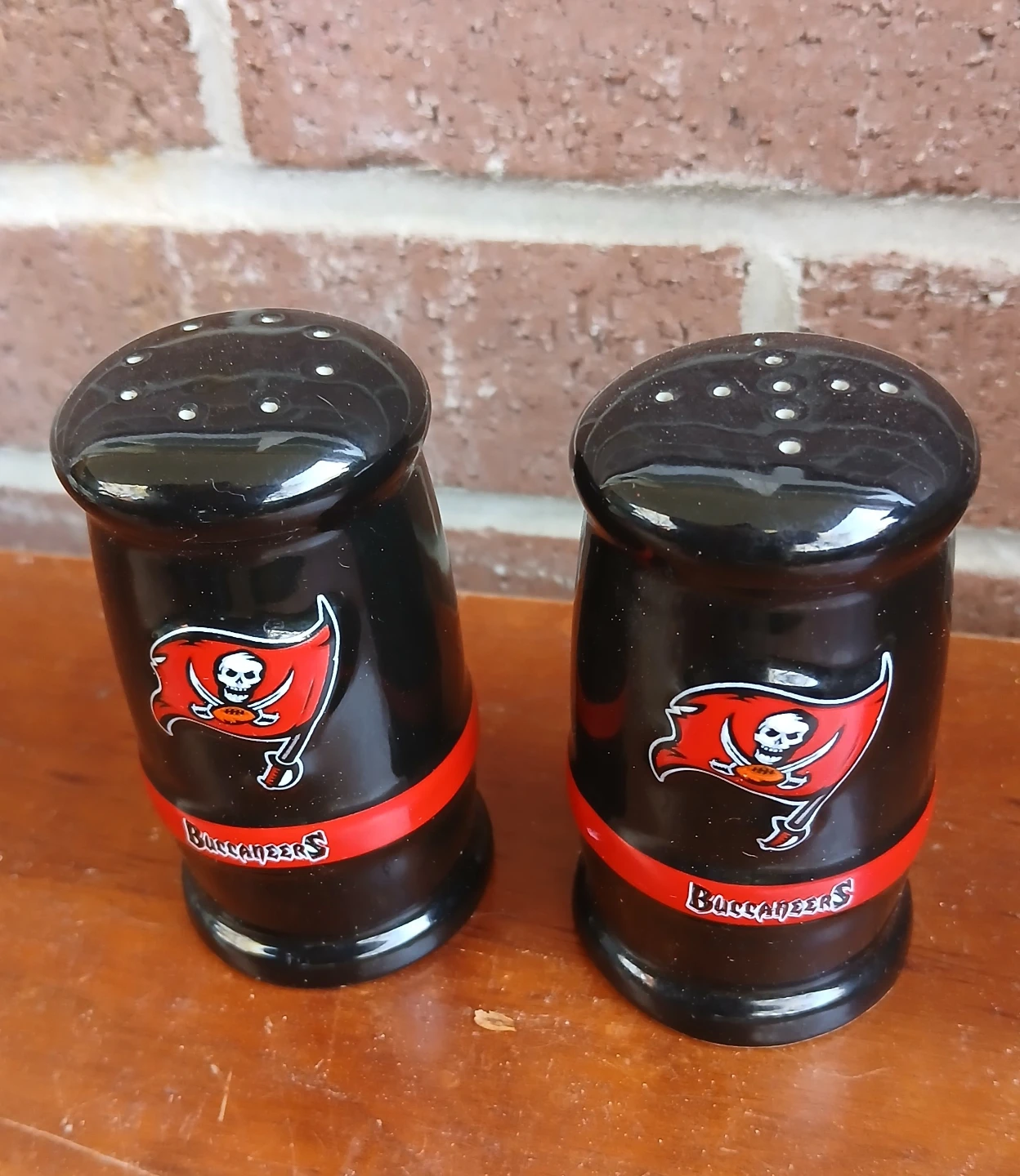 Tampa Bay Buccaneers Salt and Pepper Shakers