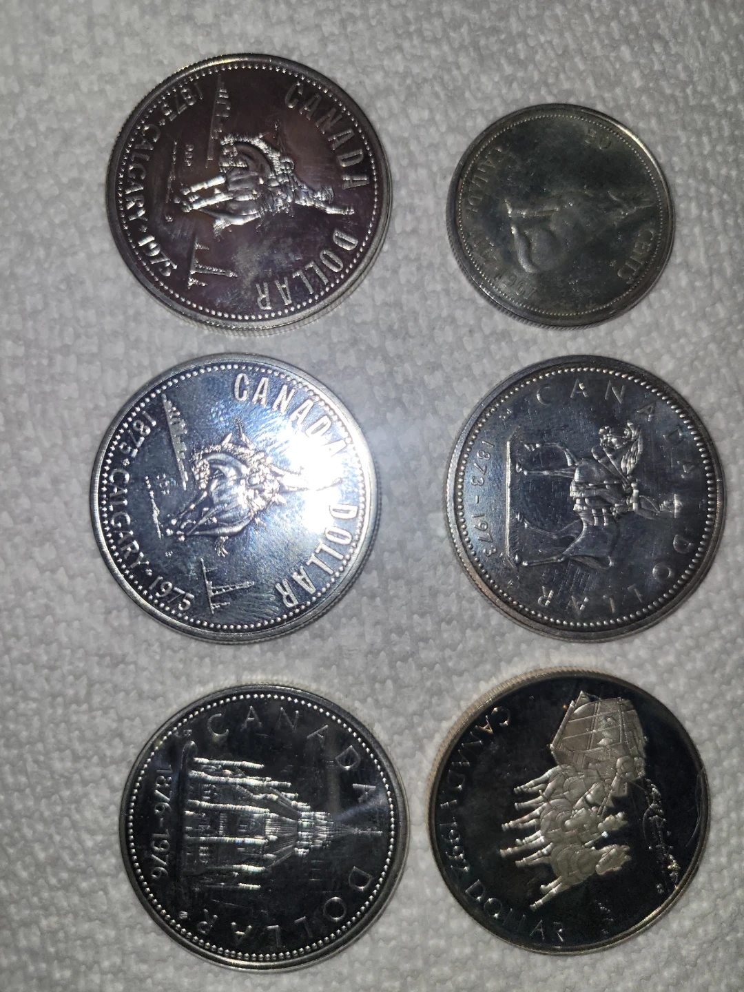 Canadian silver dollar coins - photo 2