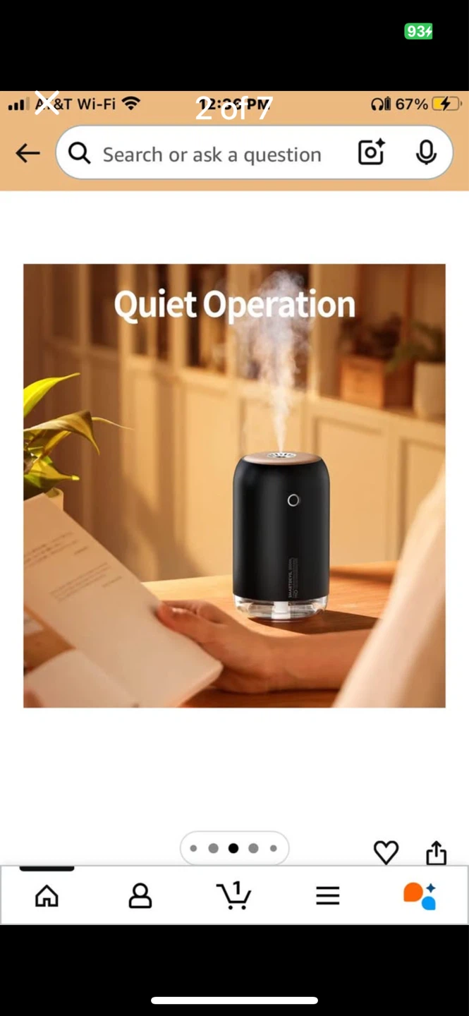 Portable mini humidifier