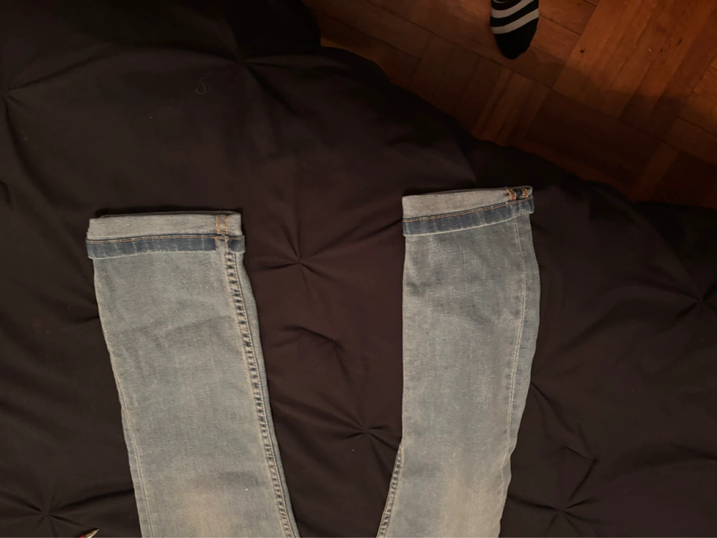 Zara Skinny Fit Jeans - Light Blue Wash, Size 32 - photo 3