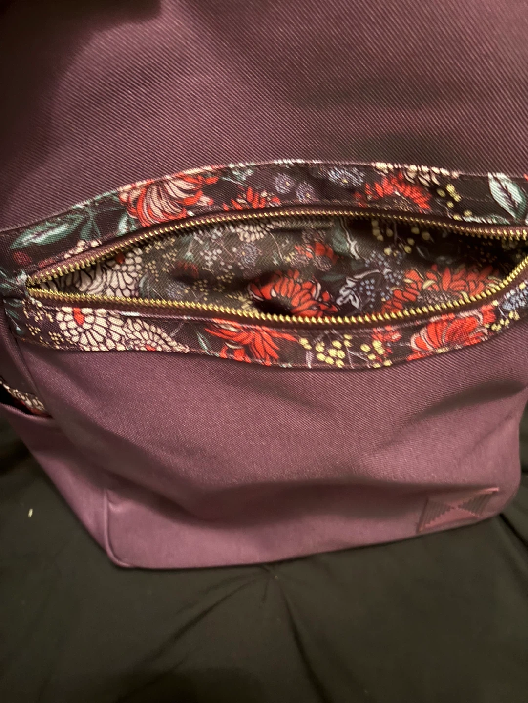 Lularoe Purple Floral Backpack