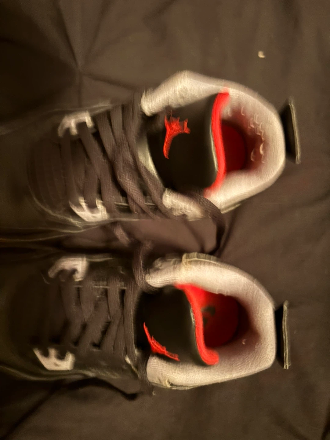 Jordan 4 Retro "Bred" Black Red Sneakers - photo 3