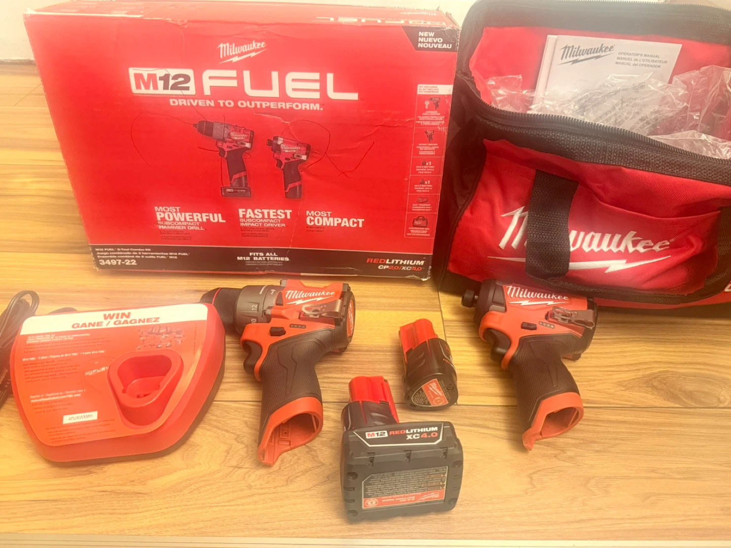 Milwaukee M12 FUEL Drill and Impact Driver Combo Kit - photo 2