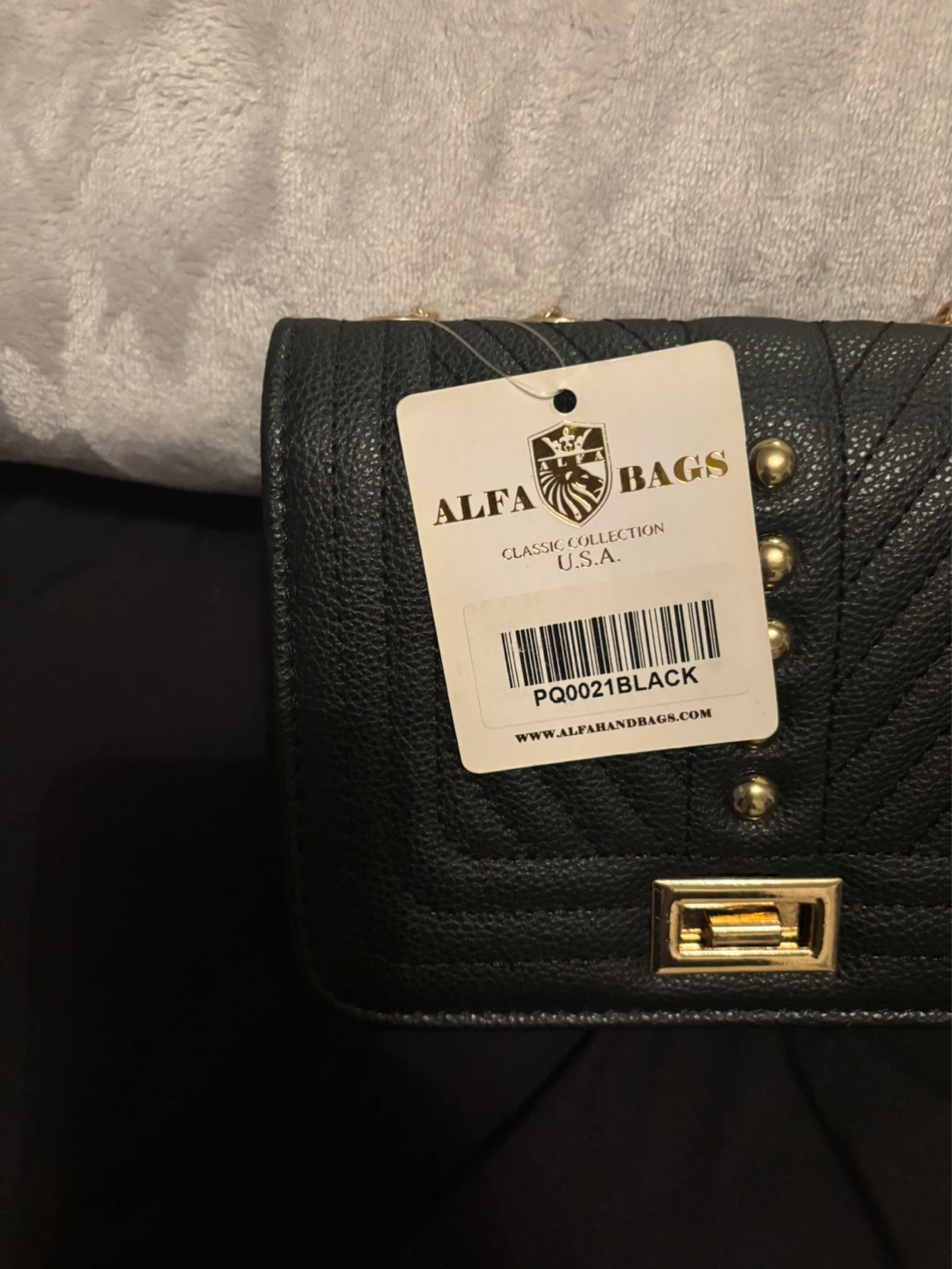 Alfa Bags Black Classic Collection Crossbody Bag - photo 5