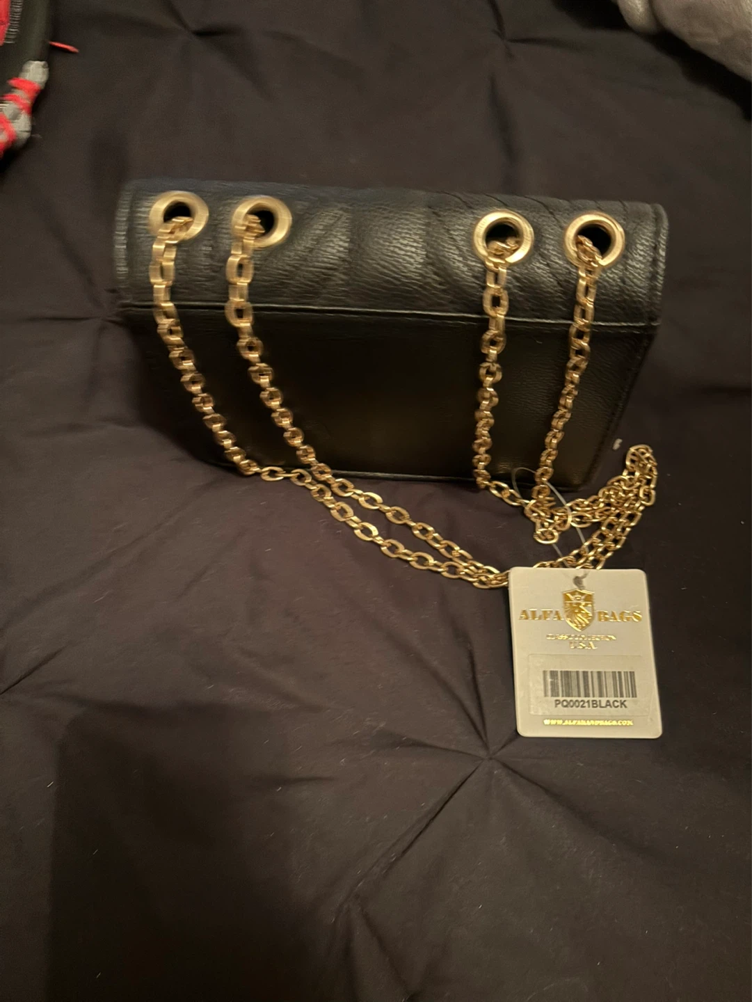 Alfa Bags Black Classic Collection Crossbody Bag - photo 3