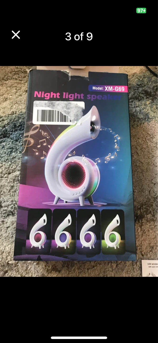 Nightlight Bluetooth speaker
