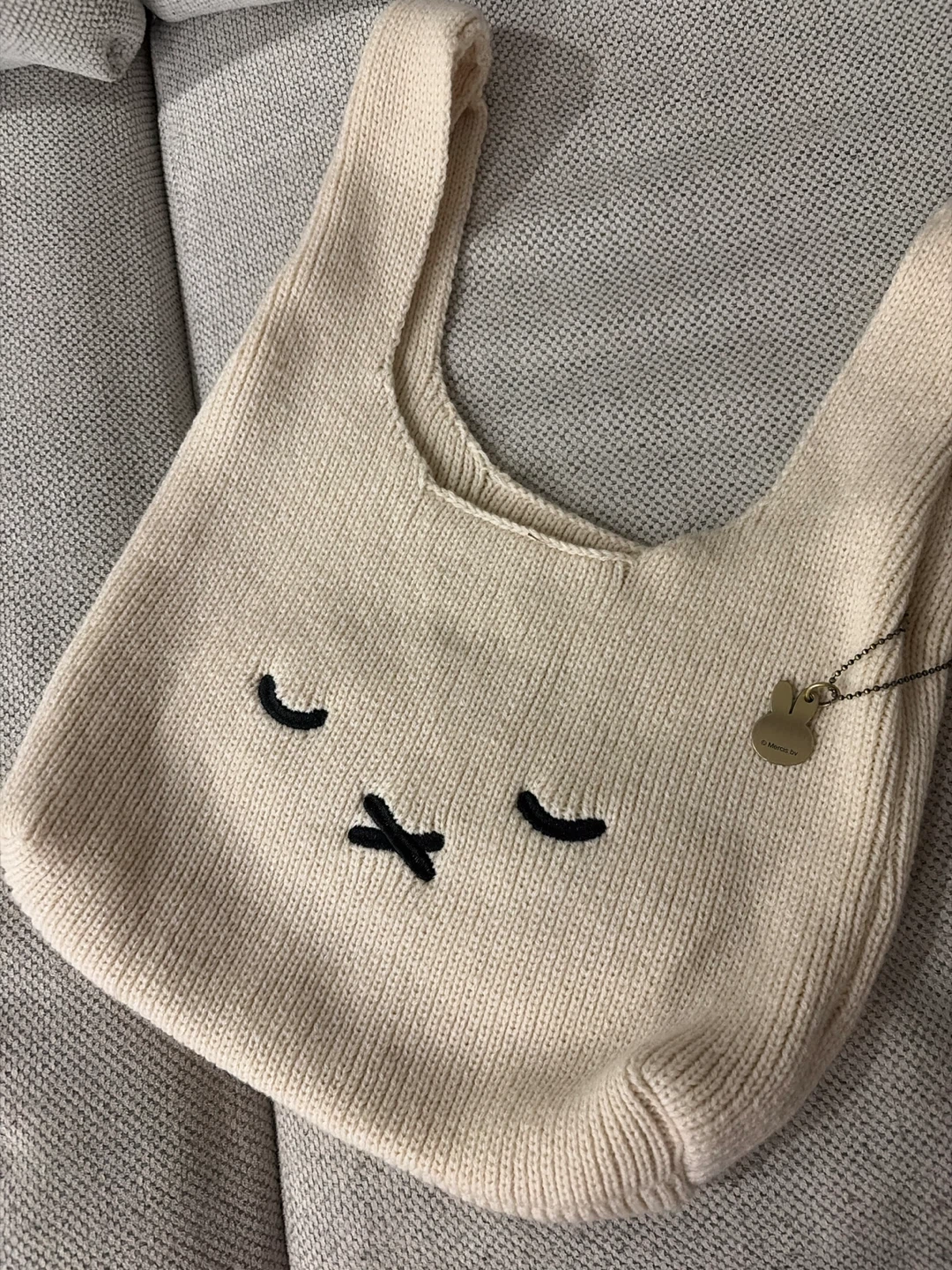 Knit Miffy bag