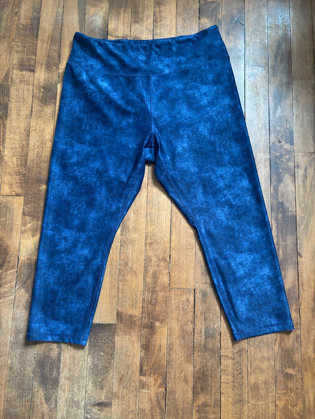 dip Women's Size 1X Blue Marled Cropped Leggings - photo 4