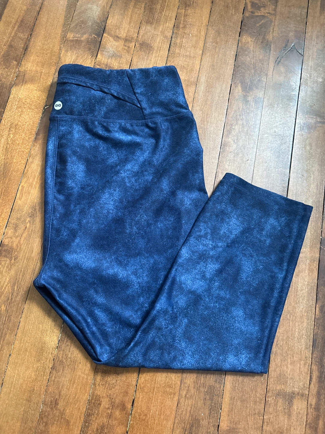 dip Women's Size 1X Blue Marled Cropped Leggings - photo 2