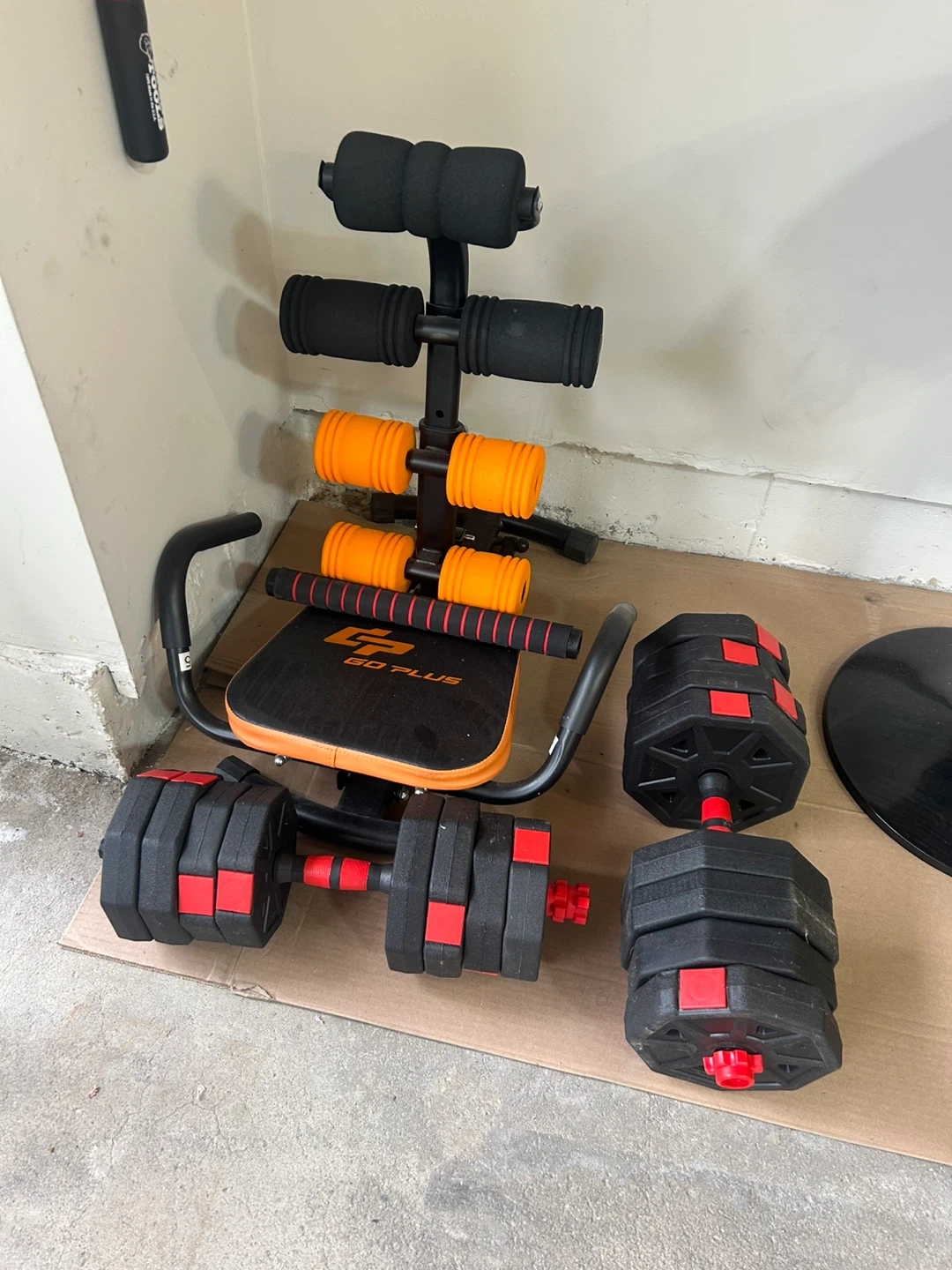 Ab Workout Machine with Dumbbells