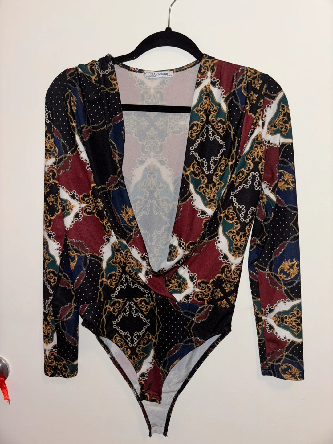 ZARA Trafaluc Women's Printed Bodysuit