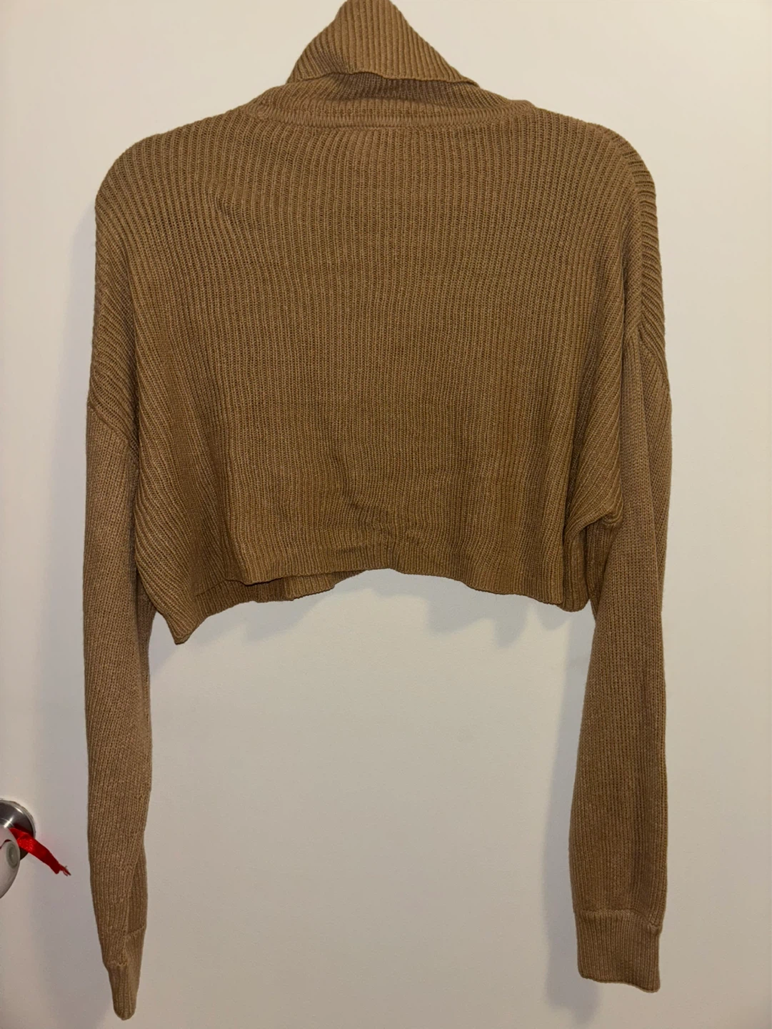 Divided tanned Turtleneck Cropped Sweater - photo 3