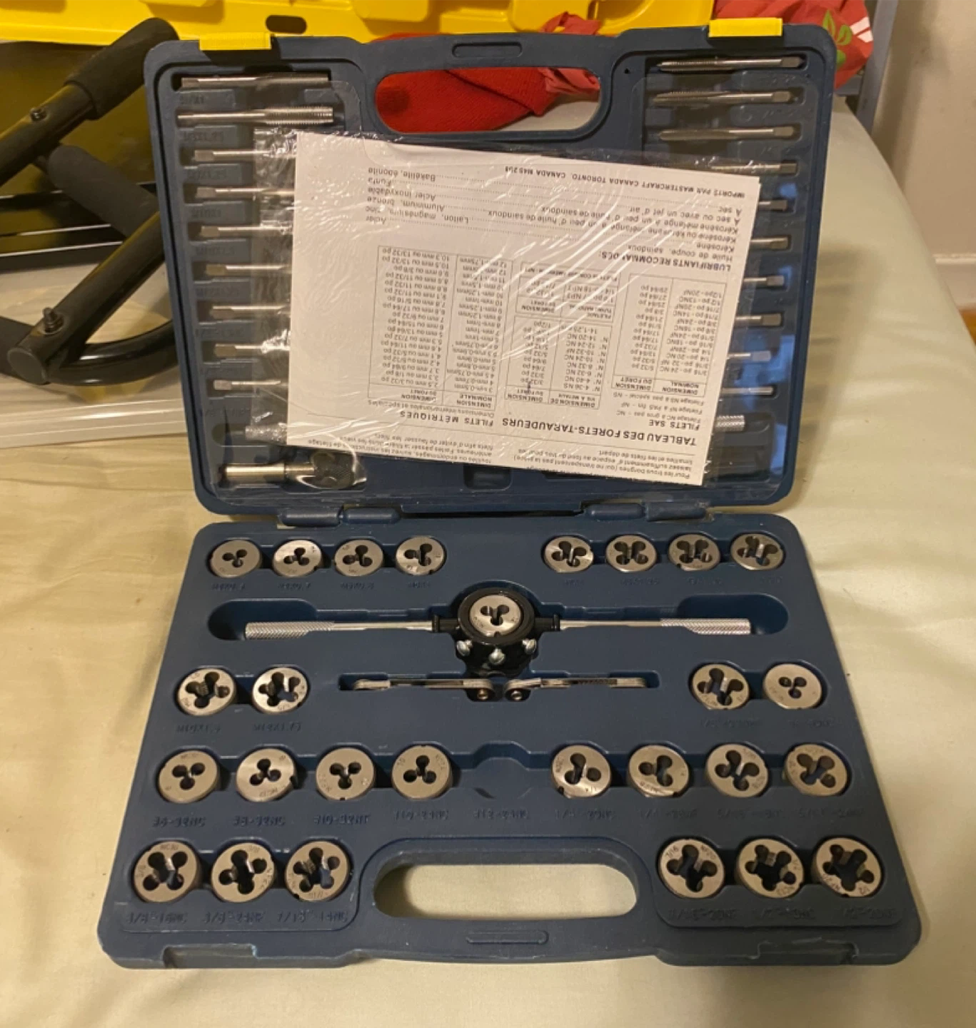 Mastercraft Tap and Die Set