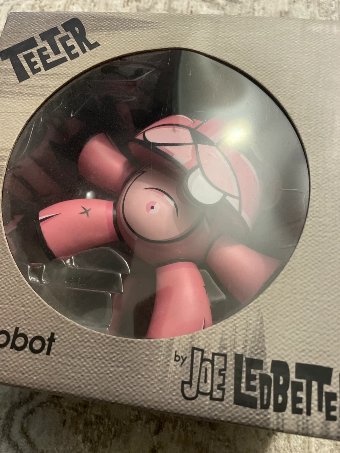 Kidrobot Joe Ledbetter Teeter Vinyl Figure Pink - photo 3