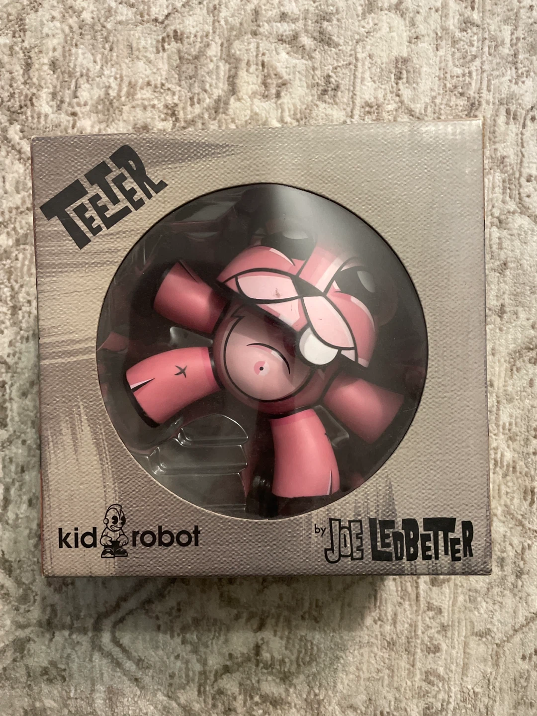 Kidrobot Joe Ledbetter Teeter Vinyl Figure Pink