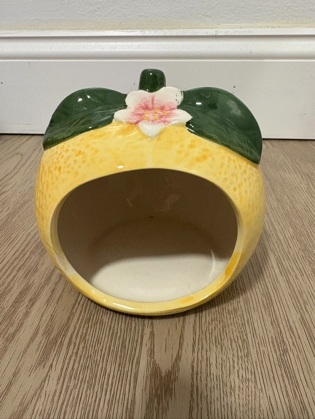 Ceramic Lemon Hamster Hideout