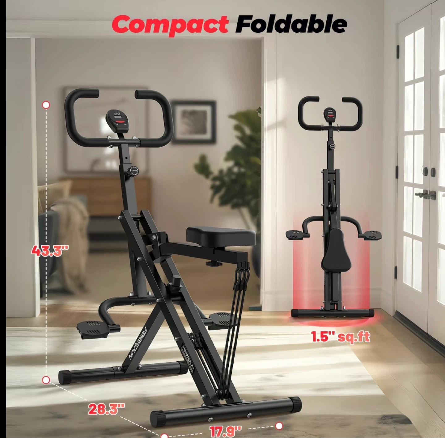 FEIERQUN Compact Foldable Exercise Machine