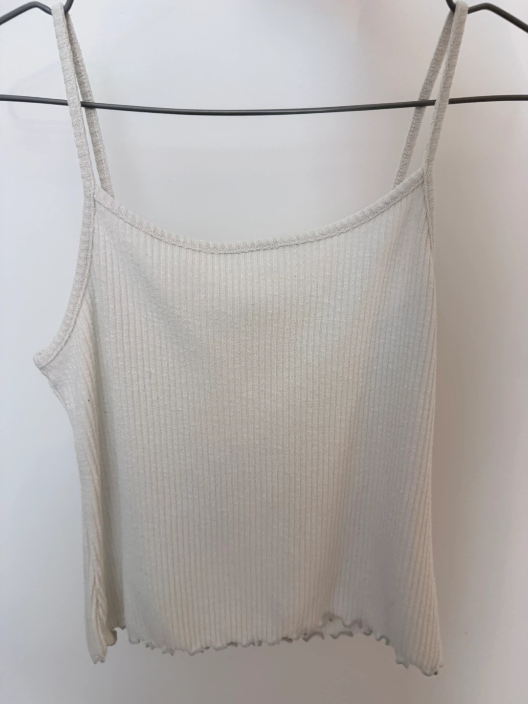 Ribbed Camisole - Beige - photo 2