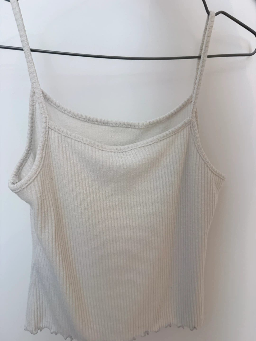 Ribbed Camisole - Beige