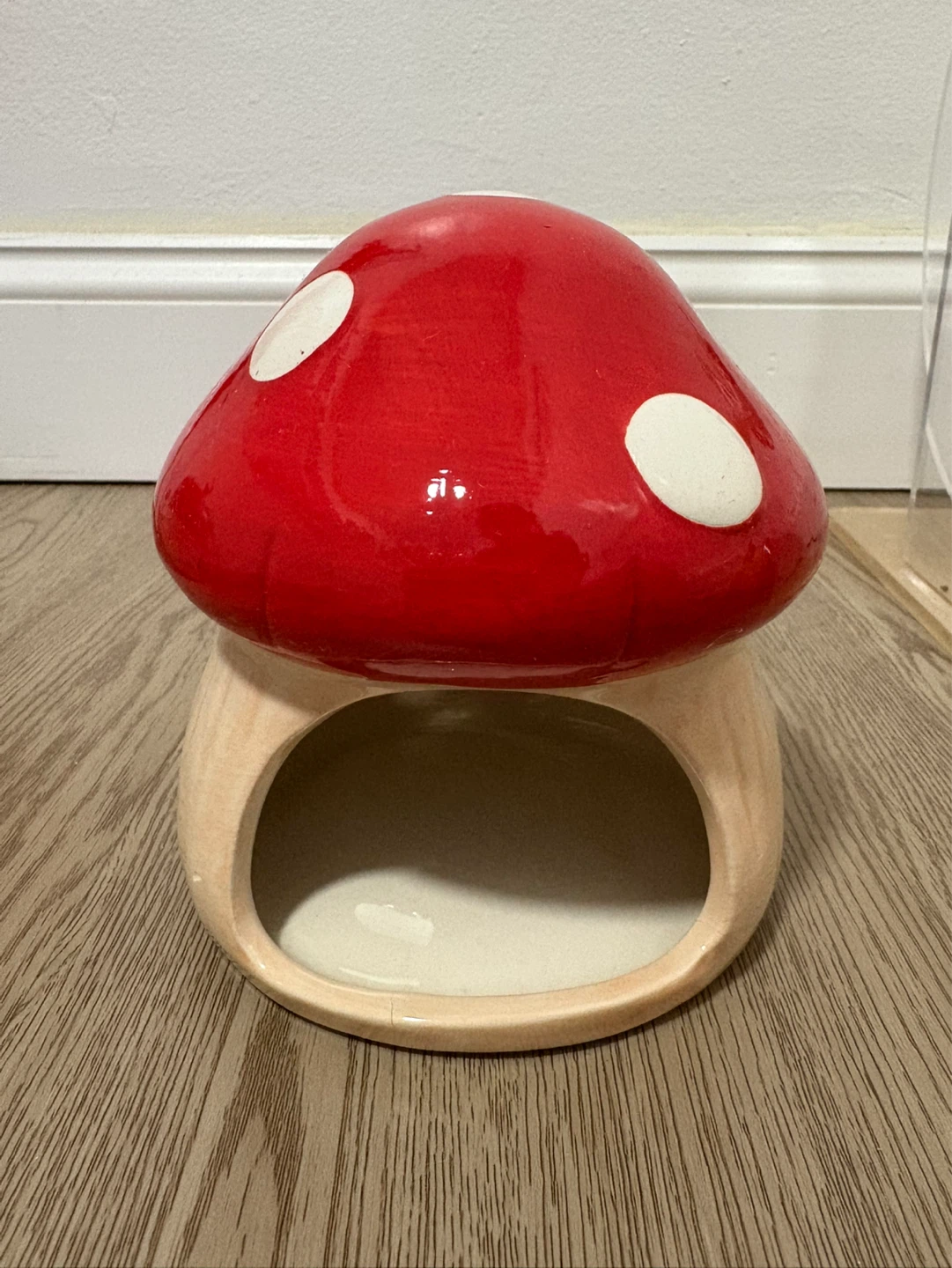 Ceramic Mushroom Hamster Hideout
