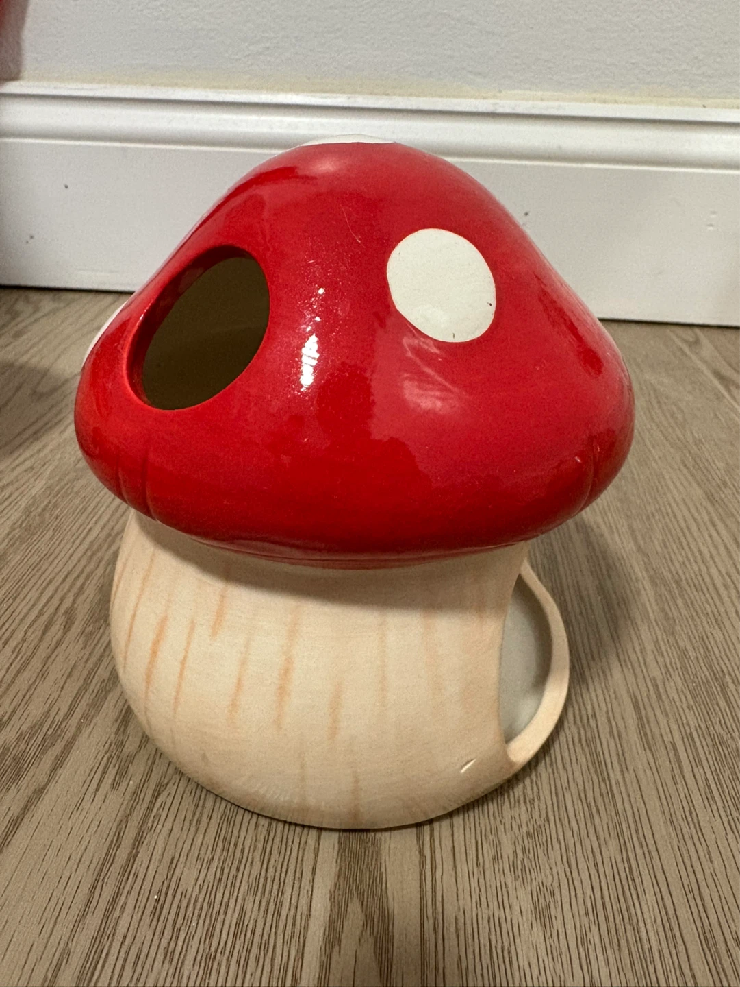 Ceramic Mushroom Hamster Hideout - photo 2