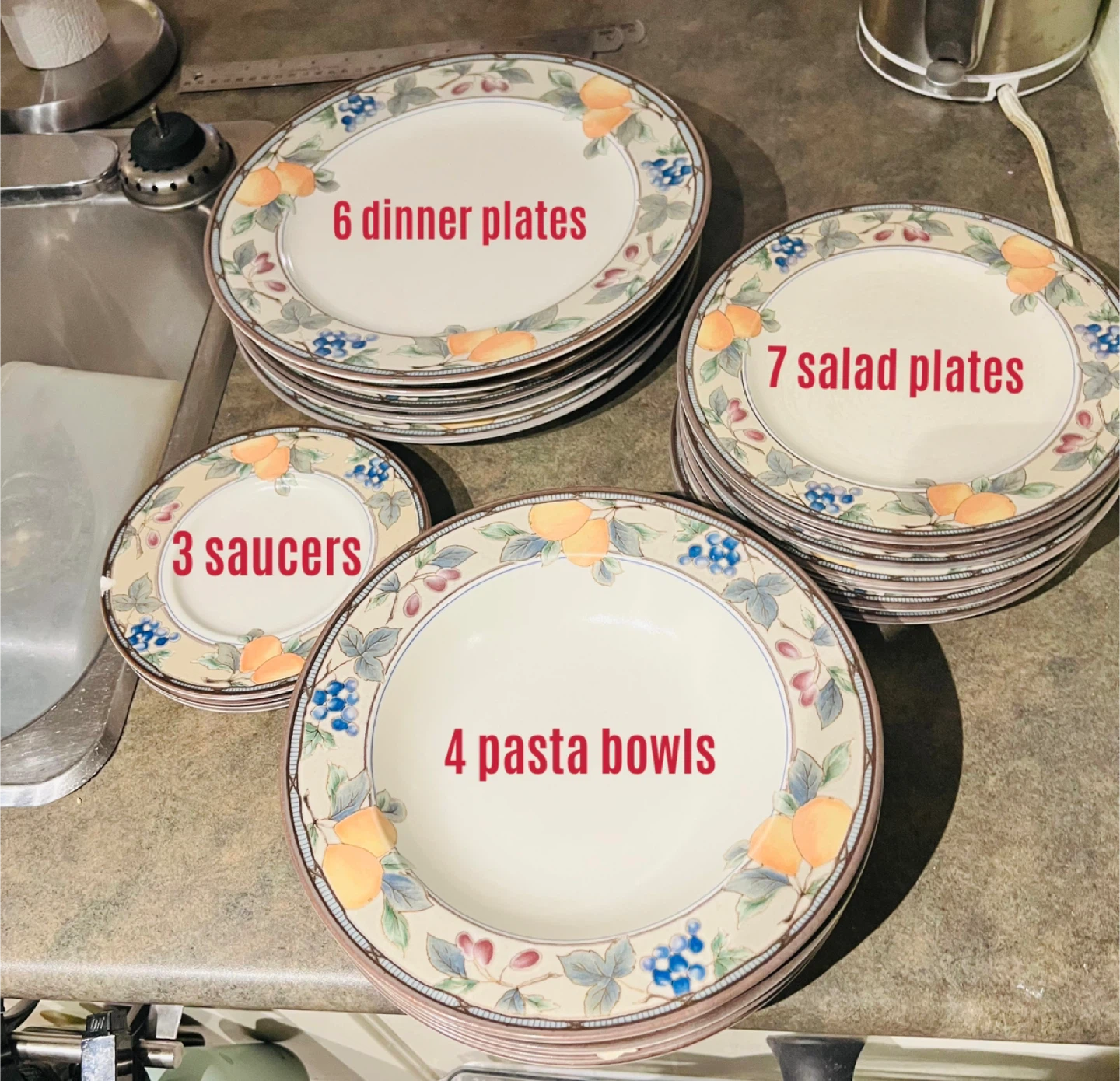 Mikasa Intaglio Garden Harvest Dinnerware Set - photo 4