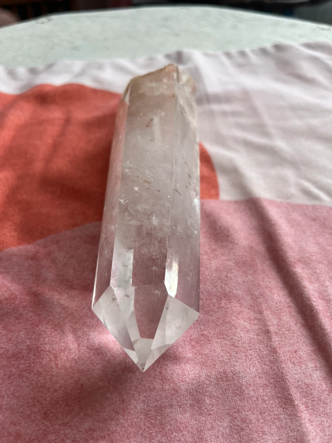 Large Polished Clear Quartz Crystal Wand – Statement Piece - photo 4