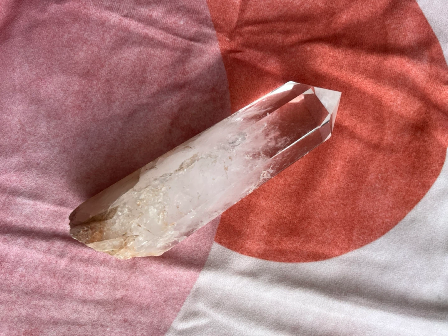 Large Polished Clear Quartz Crystal Wand – Statement Piece - photo 2