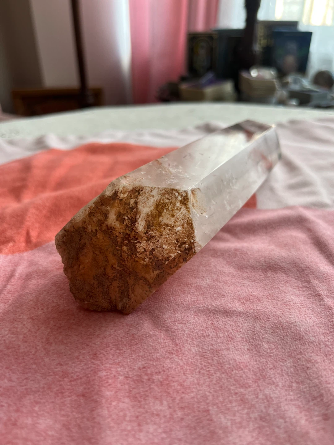 Large Polished Clear Quartz Crystal Wand – Statement Piece - photo 5