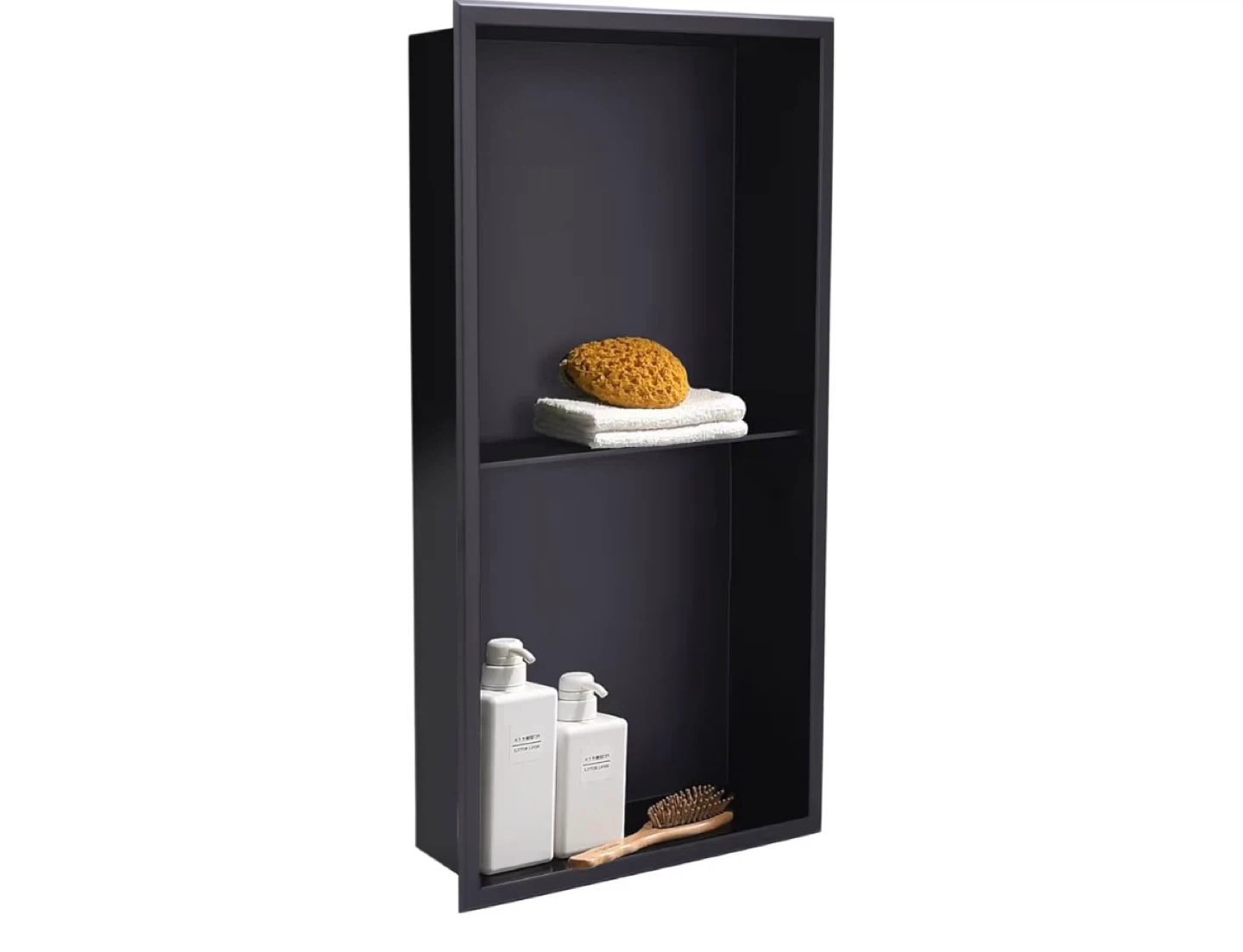 DAYONE Black 304 Stainless Steel Shower Niche Shelf