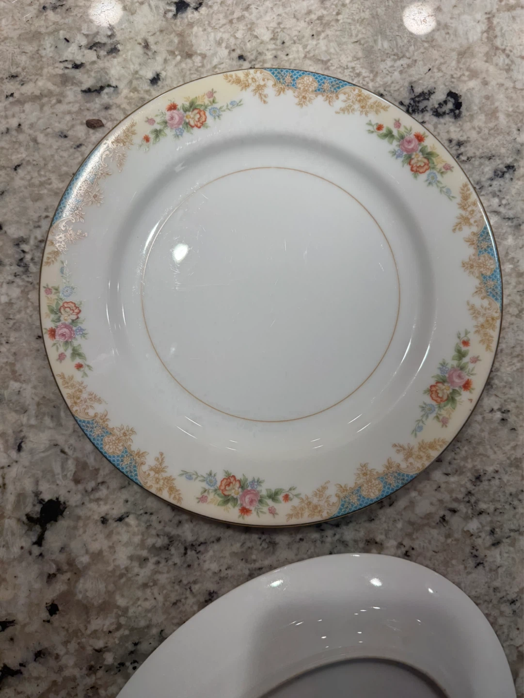 Vintage Floral Porcelain Dinnerware Set - photo 4