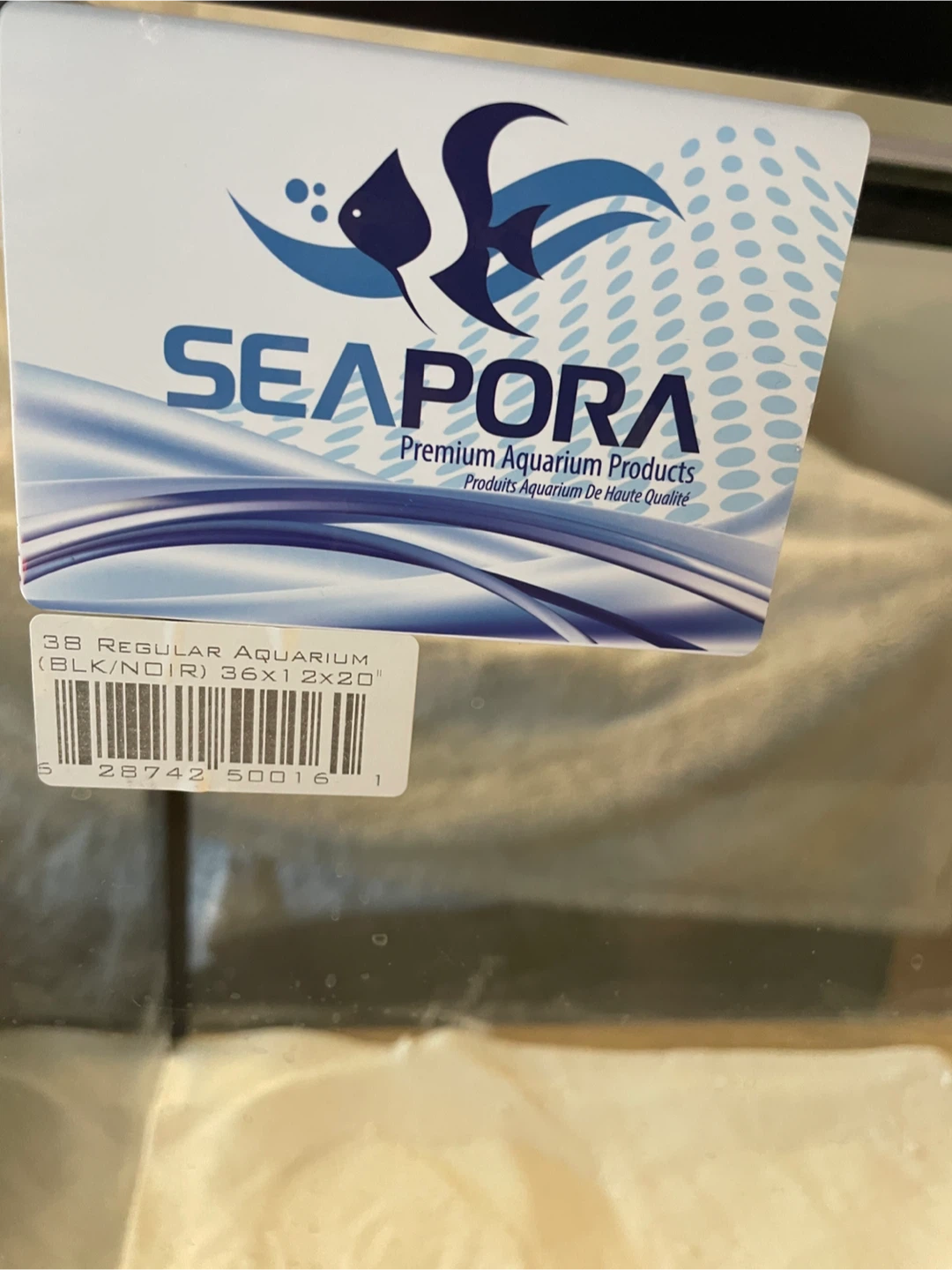Seapora Aquarium + Glass Canopy + Fuval light bar (Bluetooth) - photo 2