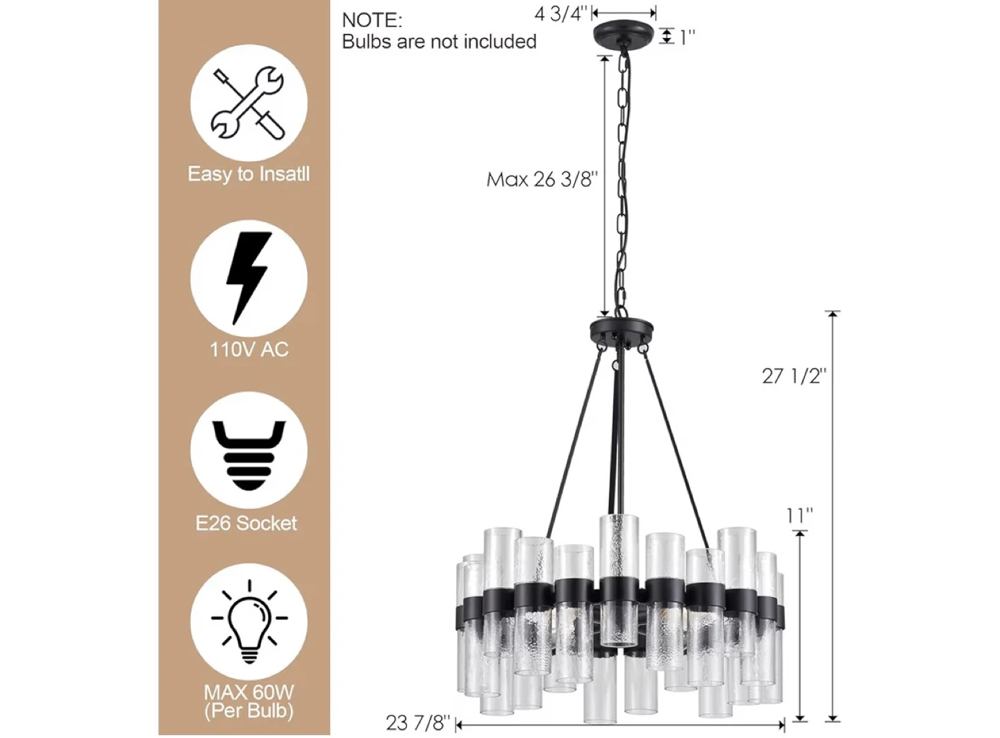 Modern Chandelier Light Fixture - photo 5