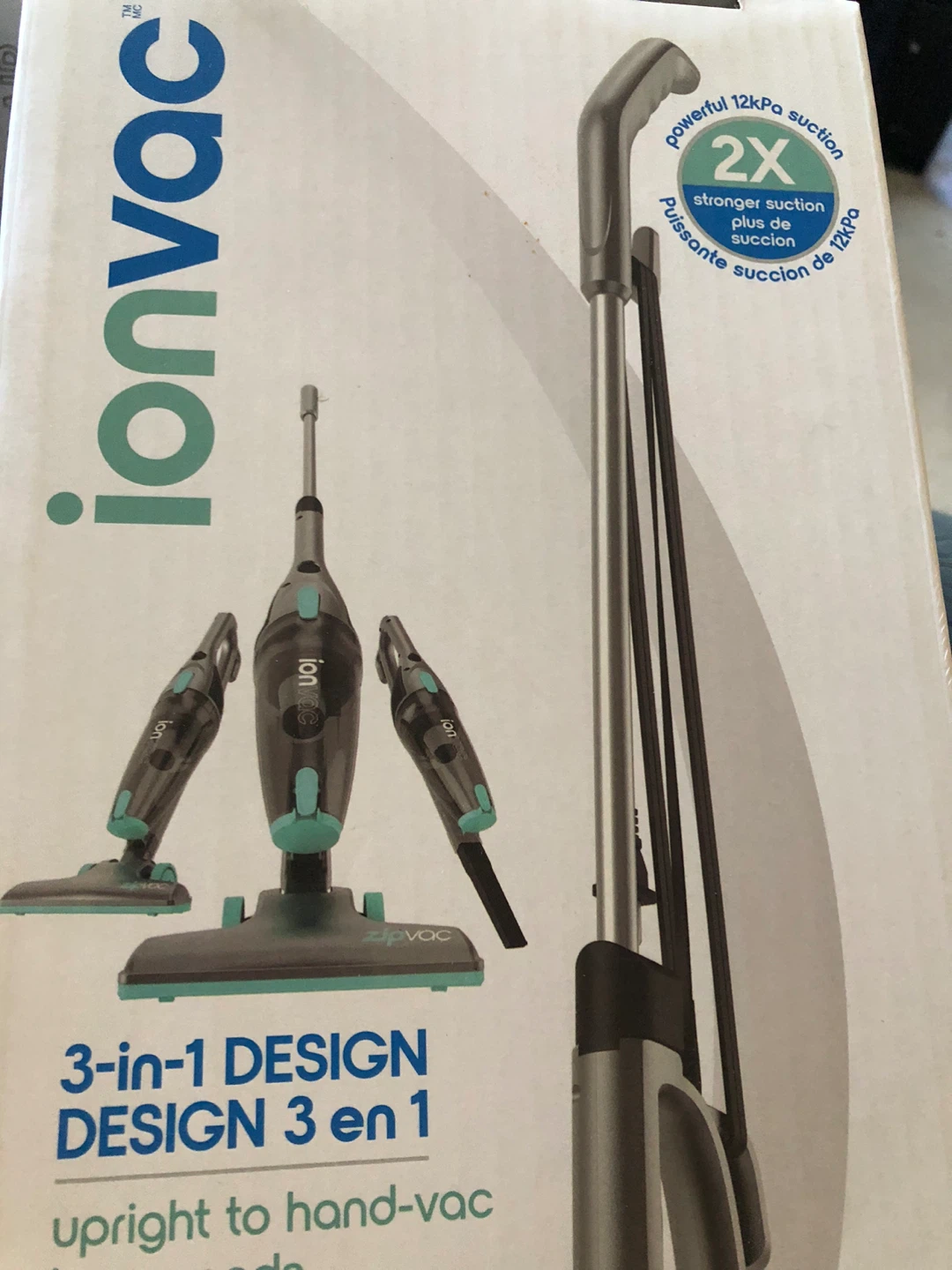 Ionvac ZipVac 3-in-1 Stick Vacuum - photo 5