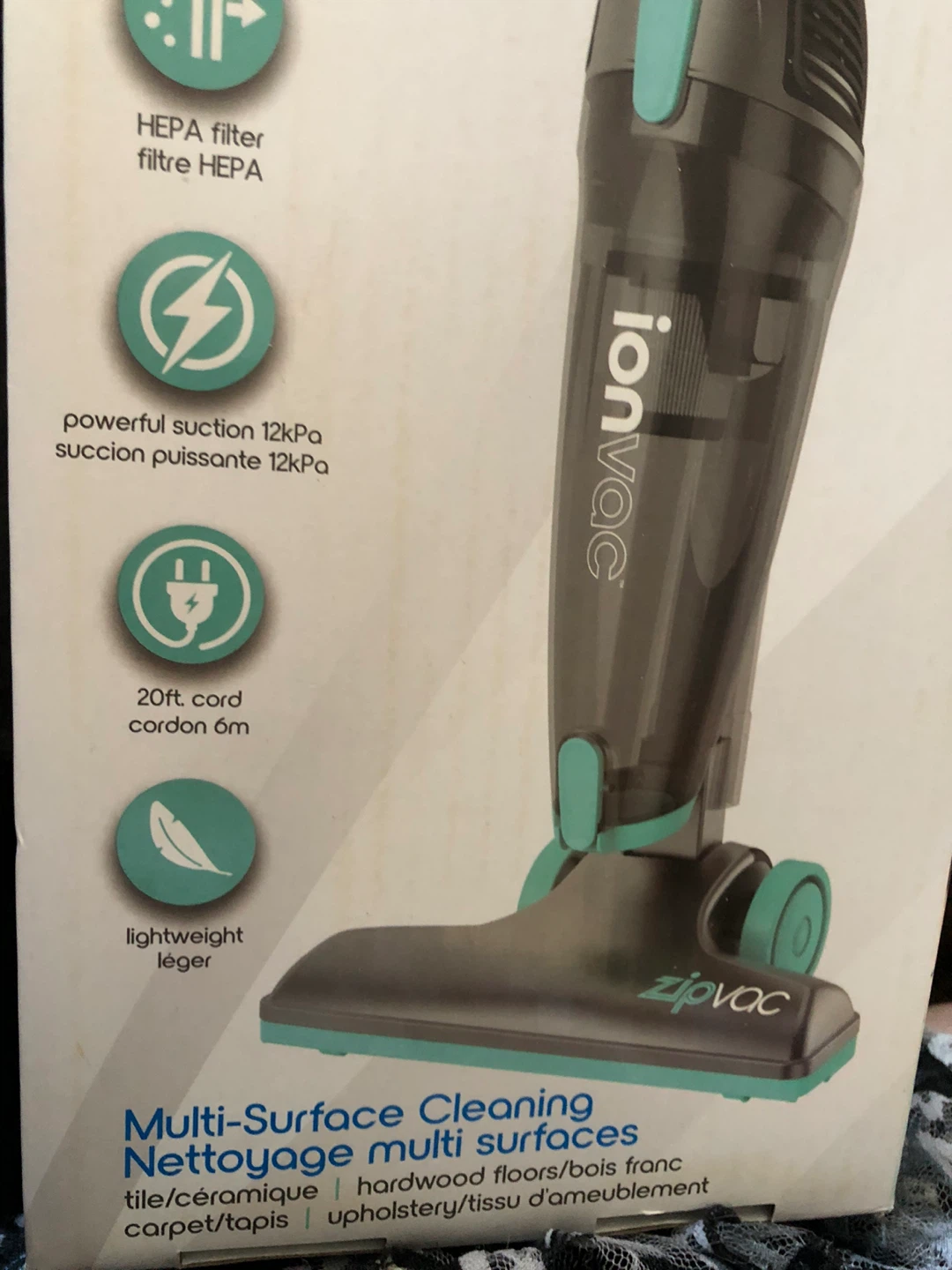 Ionvac ZipVac 3-in-1 Stick Vacuum - photo 2