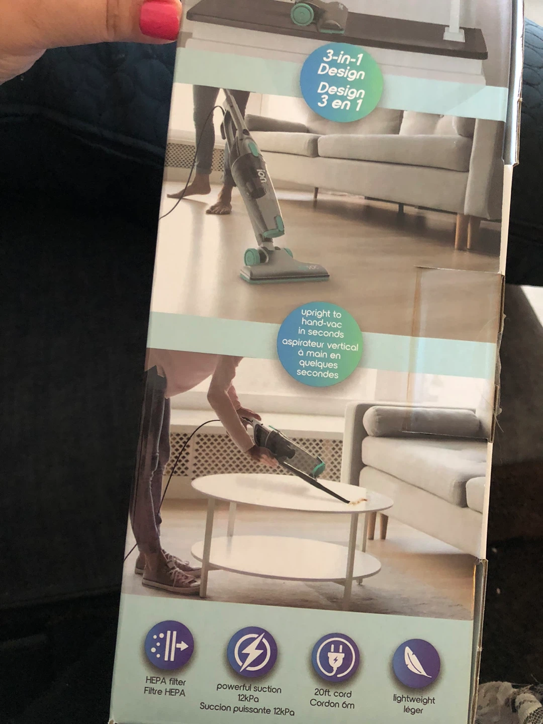 Ionvac ZipVac 3-in-1 Stick Vacuum - photo 4