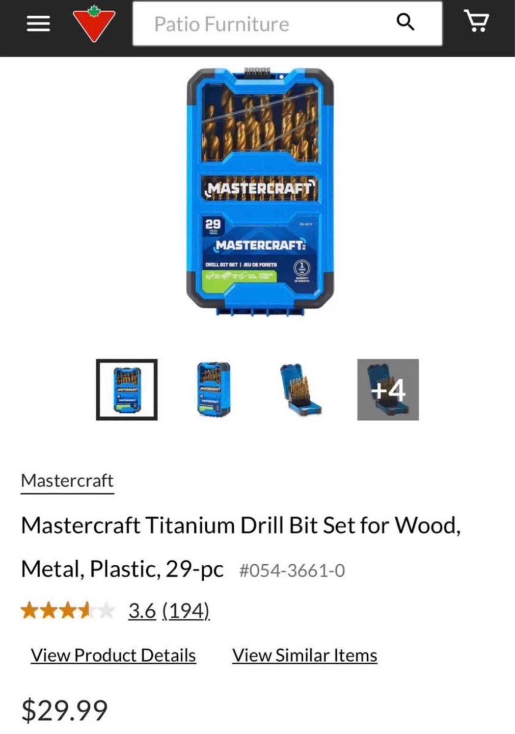 Mastercraft Titanium Drill Bit Set - photo 2