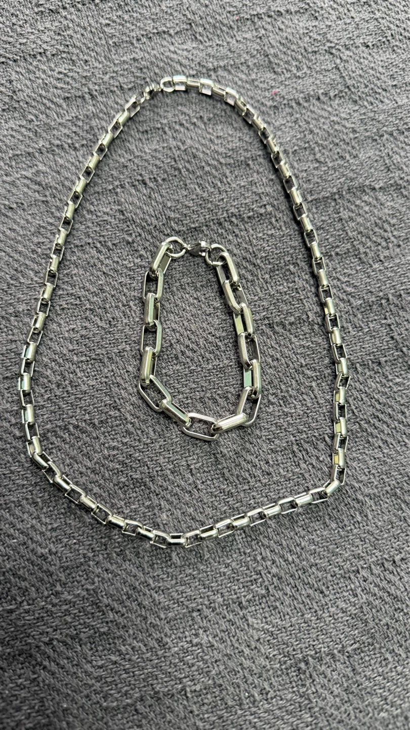 Chain Necklace and Bracelet Set - photo 3