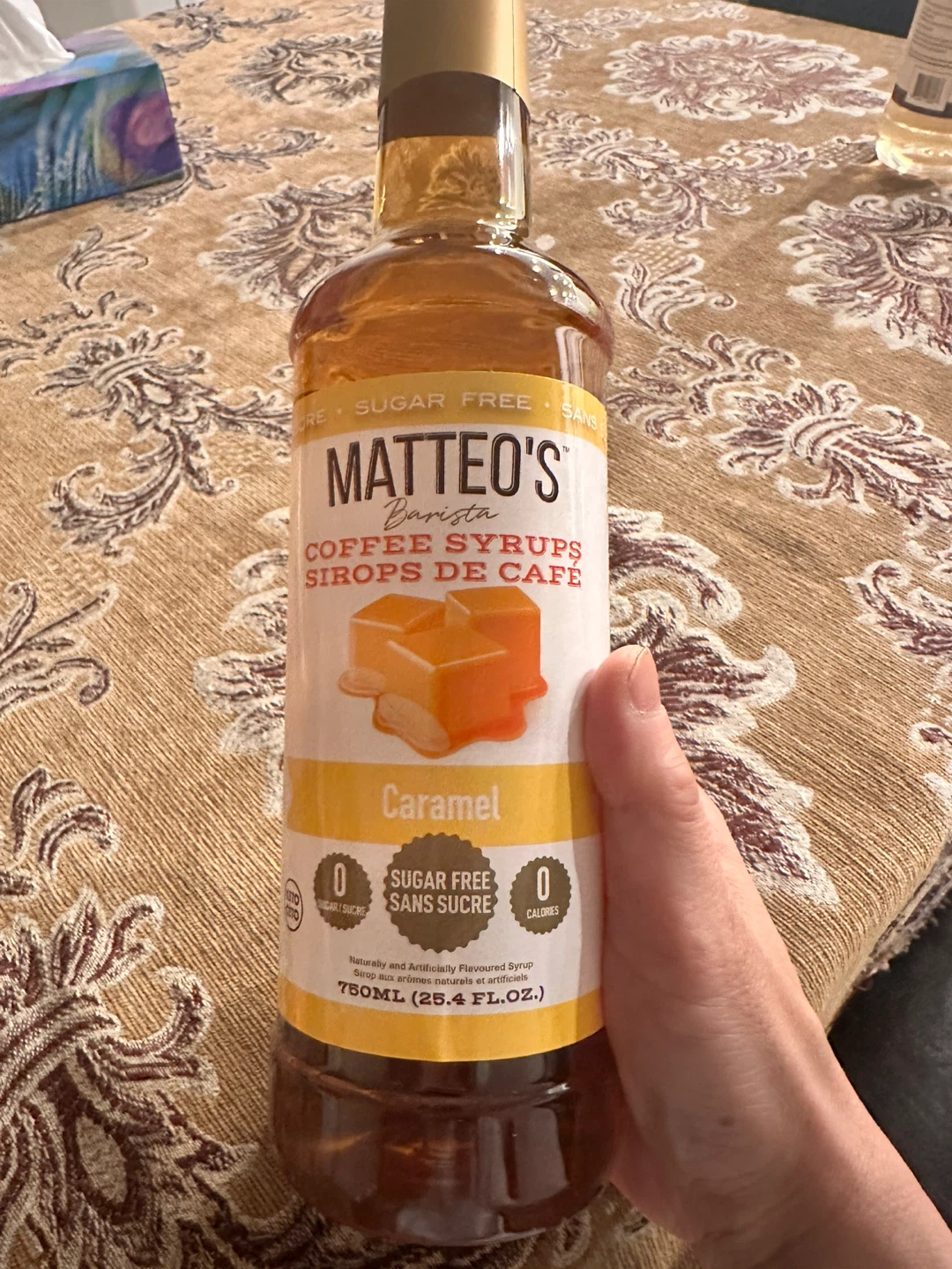 Matteo's Barista Caramel Coffee Syrup - Sugar Free