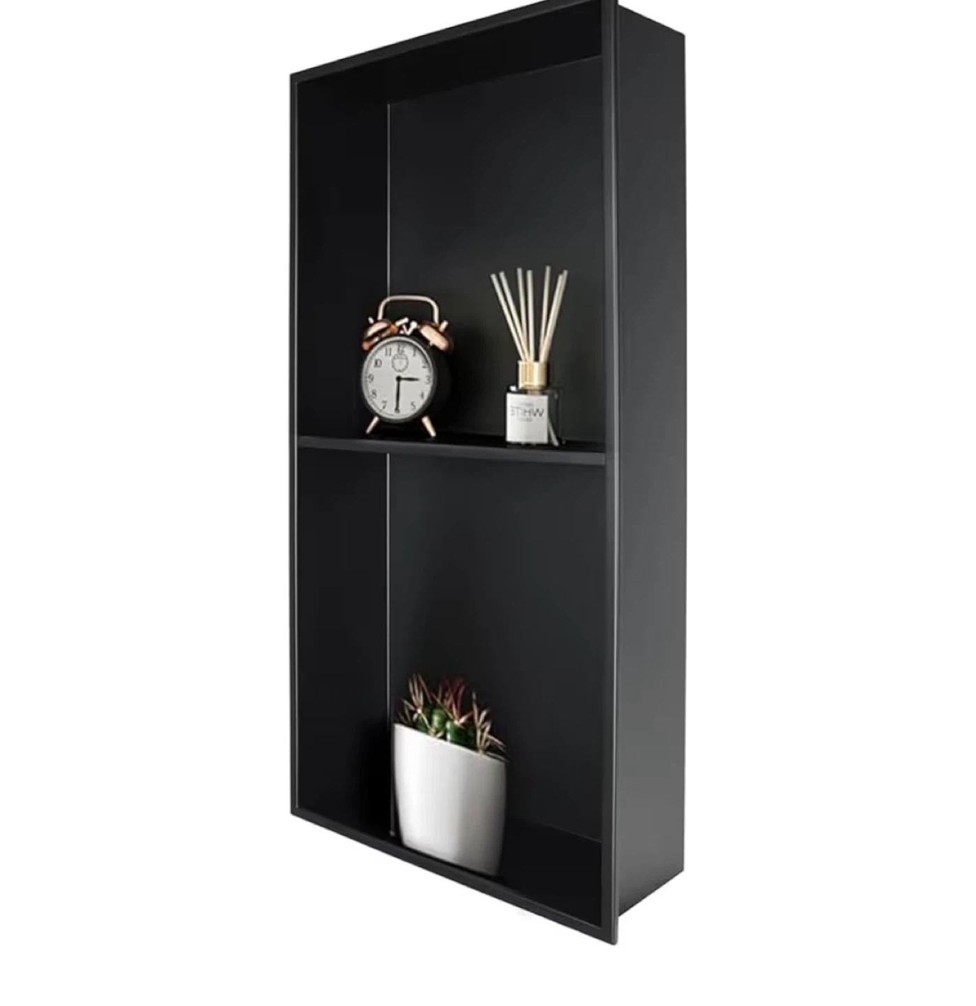 Black 304 Stainless Steel Recessed Shelf