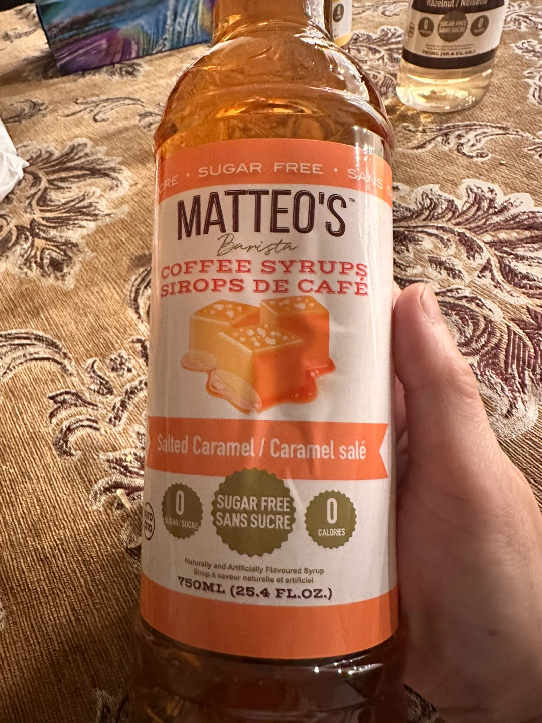 Matteo's Barista Salted Caramel Coffee Syrup 750ml