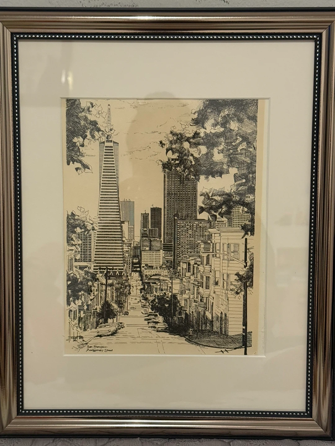 San Francisco Montgomery Street Art Print