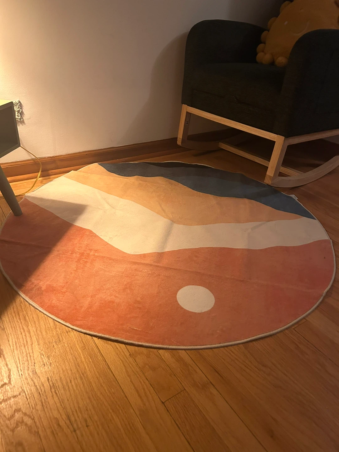 Abstract Colorful Round Rug (New) - photo 2