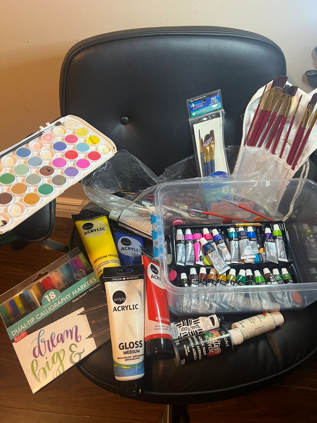 Negotiable - Acrylic Paints, Watercolors, and Brushes
