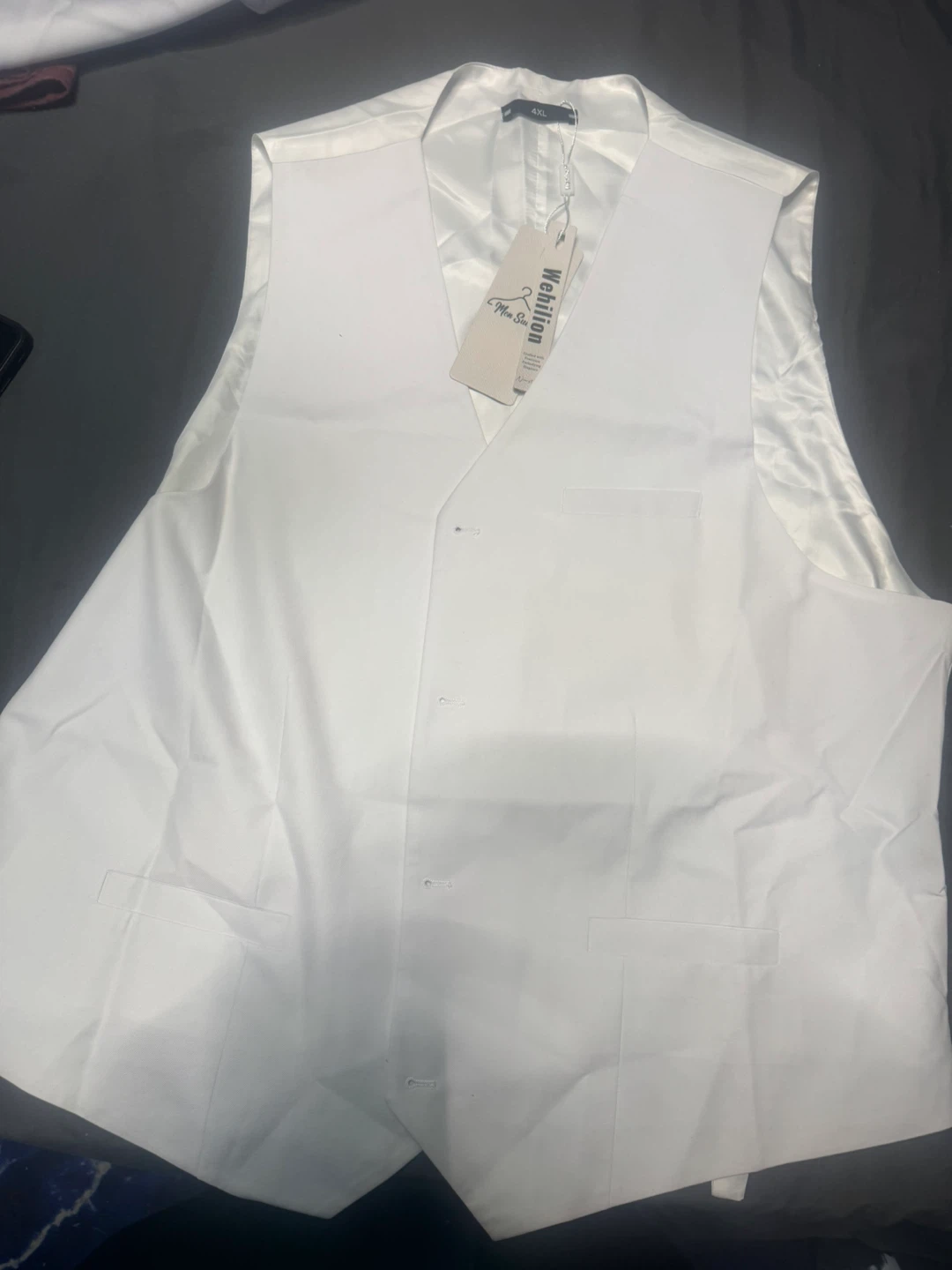White Vest and Pants Set