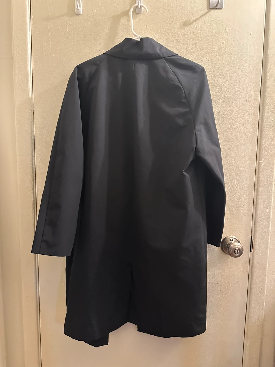 Dark Navy Double Trench Coat - photo 2
