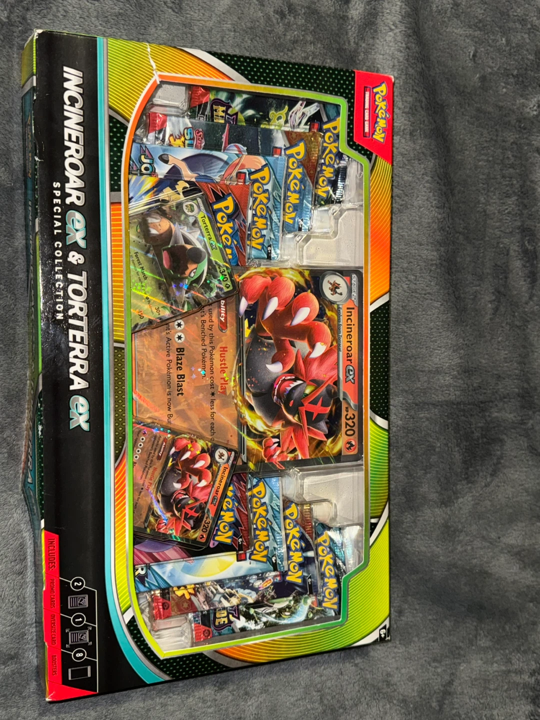 Pokemon Incineroar GX & Torterra GX Special Collection Box