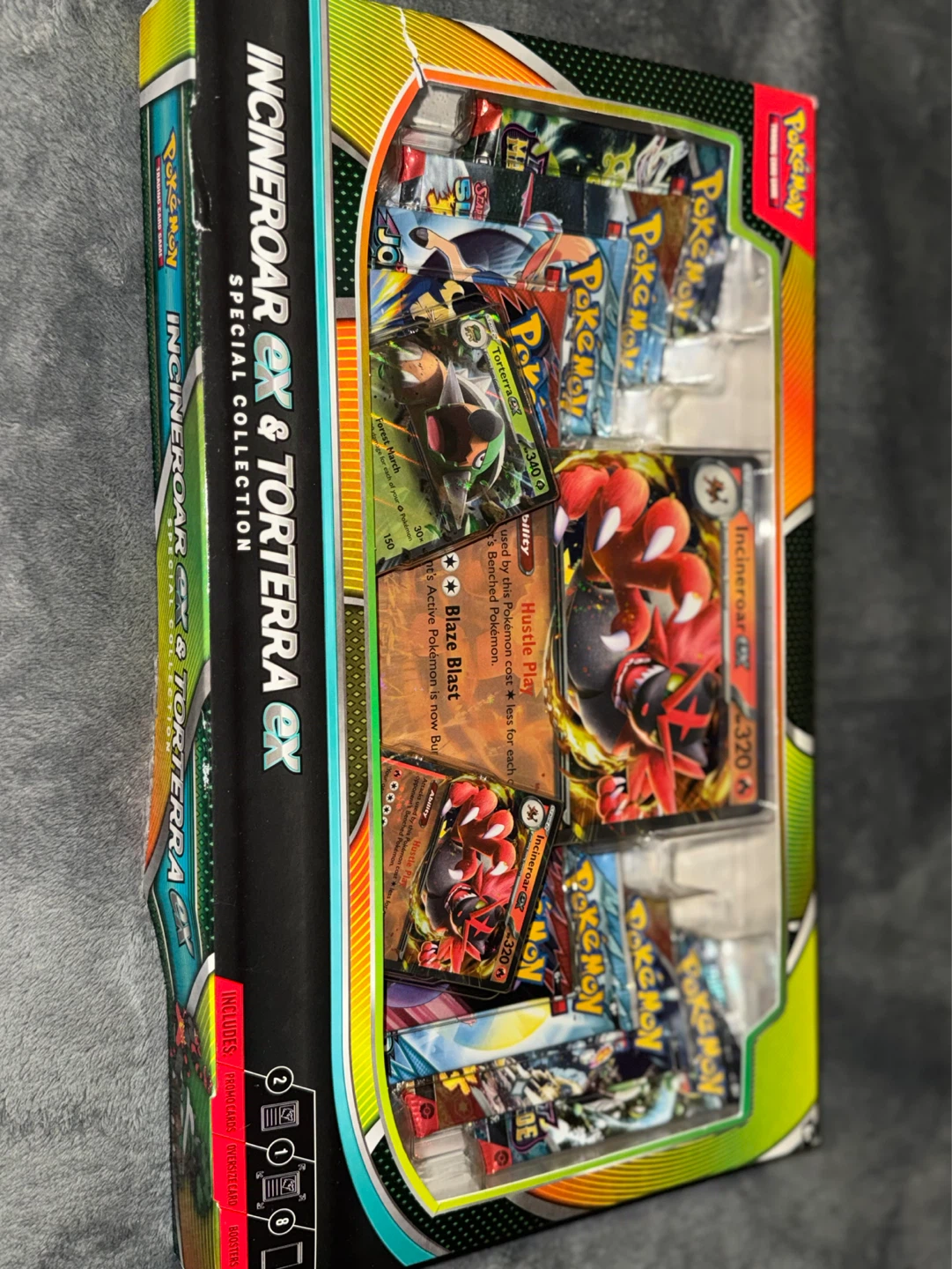 Pokemon Incineroar GX & Torterra GX Special Collection Box - photo 2