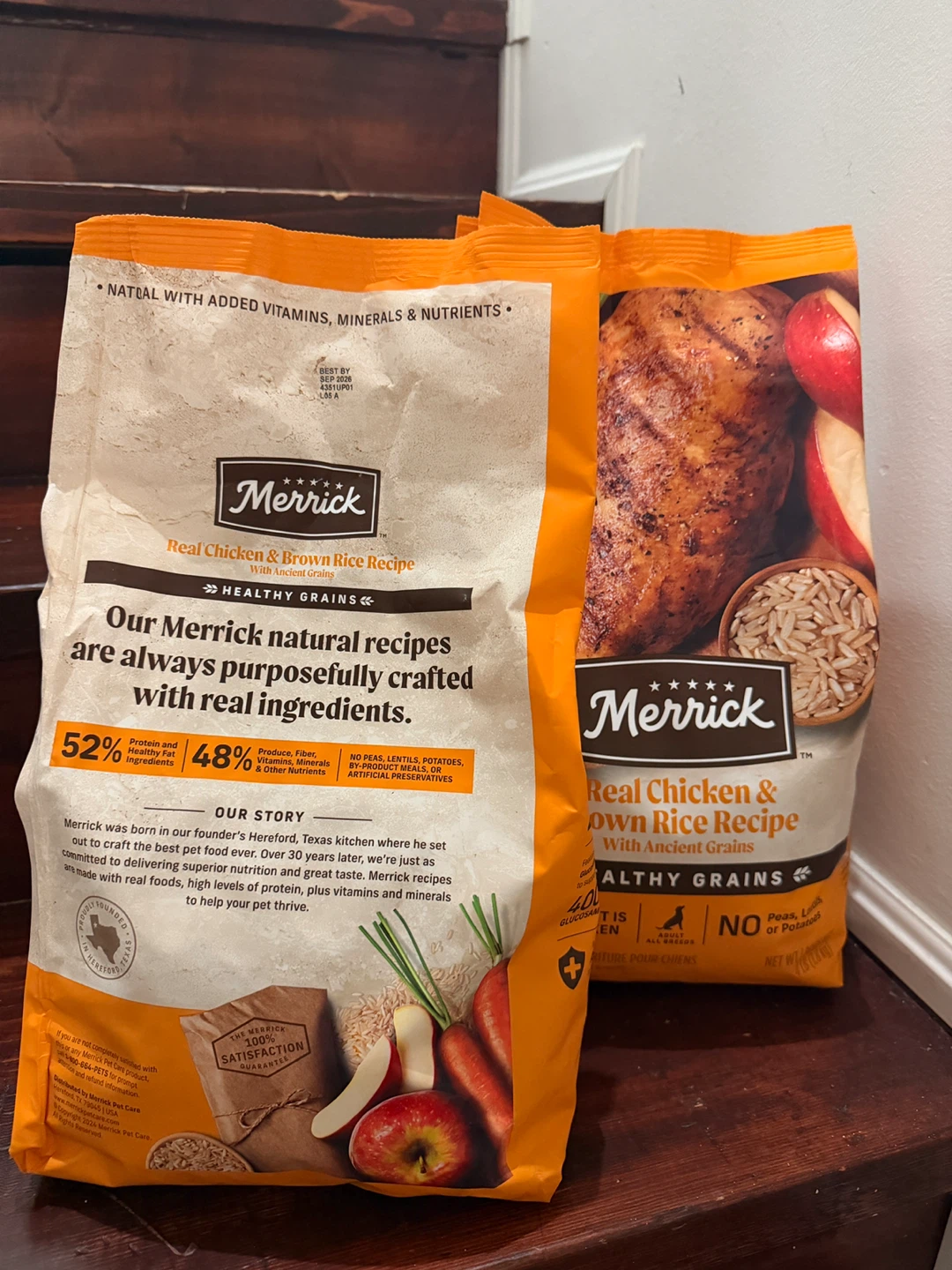 Merrick Real Chicken & Brown Rice Dog Food 4 lb - photo 3